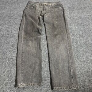 Vintage Polo Ralph Lauren Jeans Mens 32 Faded Black Made in USA Dungarees Denim